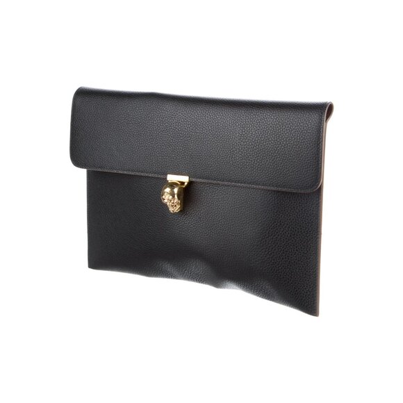 Alexander McQueen Leather Skull Clutch - Picture 3 of 8